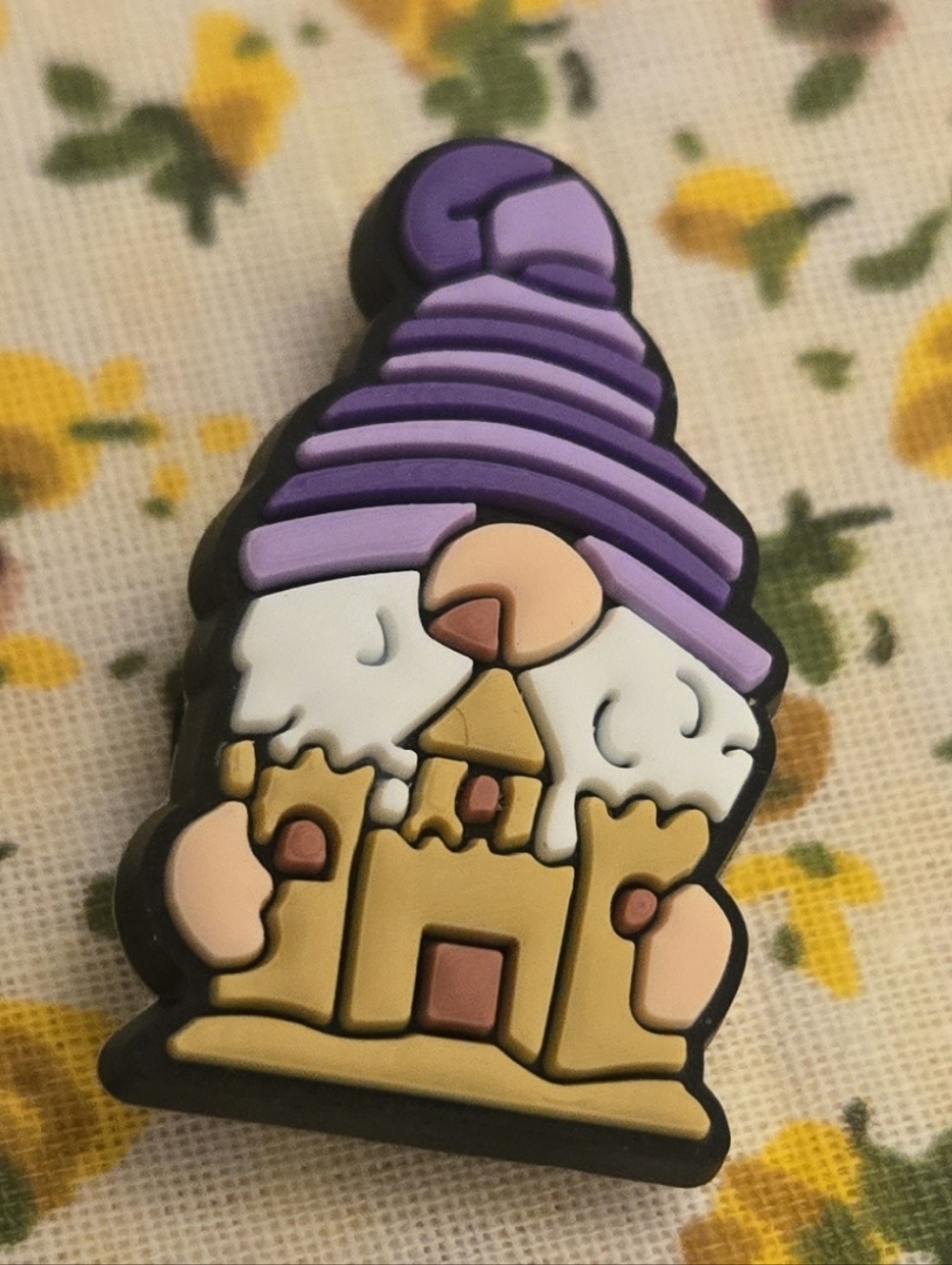 3/$10 Sandcastle Gnome Croc Charm